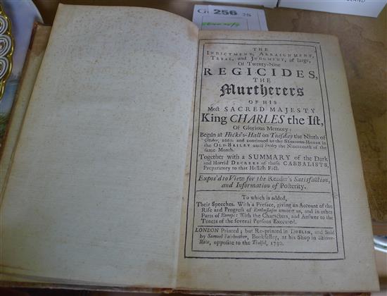 [Finch, Heneage], The Indictment ……..    Of Twenty-Nine Regicides, The Murtherers of His Majesty …. King Charles I, 1730